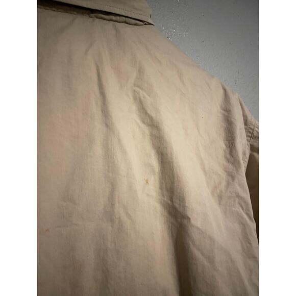 Eddie Bauer Jacket Mens XL Tall Beige Goose Down Puffer Winter Coat Outdoor READ - Picture 6 of 12